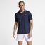Nike Mens Dri-FIT Tennis Polo - Obsidian/White - thumbnail image 1
