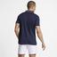 Nike Mens Dri-FIT Tennis Polo - Obsidian/White - thumbnail image 2