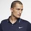 Nike Mens Dri-FIT Tennis Polo - Obsidian/White - thumbnail image 3