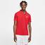 Nike Mens Dri-FIT Tennis Polo - Gym Red/White - thumbnail image 1