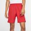 Nike Mens Dri-FIT 9 Inch Tennis Shorts - Gym Red/White - thumbnail image 2