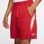 Nike Mens Dri-FIT 9 Inch Tennis Shorts - Gym Red/White - thumbnail image 5