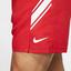 Nike Mens Dri-FIT 7 Inch Tennis Shorts - Gym Red/White - thumbnail image 4