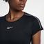 Nike Womens Dry Tennis Top - Black/White - thumbnail image 5