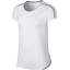 Nike Womens Dry Tennis Top - White/Black - thumbnail image 1
