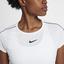 Nike Womens Dry Tennis Top - White/Black - thumbnail image 6