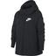 Nike Girls Sportswear Full-Zip Hoodie - Black - thumbnail image 1