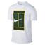 Nike Mens NikeCourt Heritage Tee - White - thumbnail image 1
