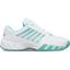 K-Swiss Womens BigShot Light 3 Tennis Shoes - White/Aruba Blue - thumbnail image 1