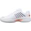 K-Swiss Womens Hypercourt Express 2 Tennis Shoes - White/Peach - thumbnail image 5