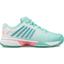 K-Swiss Womens Hypercourt Express 2 HB Tennis Shoes - Aruba Blue/Soft Neon Pink - thumbnail image 1