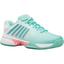 K-Swiss Womens Hypercourt Express 2 HB Tennis Shoes - Aruba Blue/Soft Neon Pink - thumbnail image 2