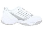 K-Swiss Womens Surpass Carpet Tennis Shoes - White/Silver - thumbnail image 1
