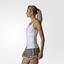 Adidas Womens All Premium Strappy Tank Top - White - thumbnail image 7
