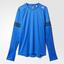 Adidas Mens Response Long Sleeve Tee - Blue - thumbnail image 1