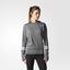 Adidas Womens Response Icon Hoodie - Dark Grey Heather - thumbnail image 2