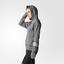 Adidas Womens Response Icon Hoodie - Dark Grey Heather - thumbnail image 3