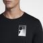 Nike Mens Court Dry Top - Black/White - thumbnail image 2