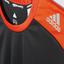 Adidas Mens Response Short Sleeve Tee - Black/Bold Orange - thumbnail image 3