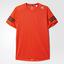 Adidas Mens Response Short Sleeve Tee - Bold Orange - thumbnail image 1
