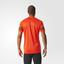 Adidas Mens Response Short Sleeve Tee - Bold Orange - thumbnail image 5