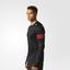 Adidas Mens Response Long Sleeve Tee - Black - thumbnail image 4