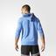 Adidas Mens Response Icon Hoodie - Blue - thumbnail image 4