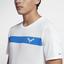 Nike Mens Rafa T-Shirt - White/Blue - thumbnail image 4