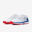 Nike Mens Air Zoom Prestige Tennis Shoes - White/Game Royal/Flash Crimson