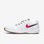 Nike Mens Air Zoom Prestige Tennis Shoes - White/Laser Crimson - thumbnail image 1