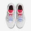 Nike Womens Air Zoom Vapor X Tennis Shoes - Thunder Grey/Laser Crimson - thumbnail image 4