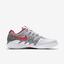 Nike Mens Air Zoom Vapor X Tennis Shoes - Pure Platinum/Red - thumbnail image 3