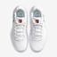 Nike Mens Air Zoom Vapor X Tennis Shoes - White/Clover - thumbnail image 4