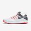 Nike Mens Air Zoom Vapor X Tennis Shoes - White/Orange - thumbnail image 1