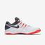 Nike Mens Air Zoom Vapor X Tennis Shoes - White/Orange - thumbnail image 3