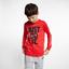 Nike Boys Sportswear Long Sleeve JDI Top - University Red - thumbnail image 1