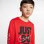 Nike Boys Sportswear Long Sleeve JDI Top - University Red - thumbnail image 4