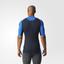 Adidas Mens Techfit Cool Short Sleeve Top - Blue/Black - thumbnail image 5