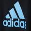 Adidas Boys Essentials Logo Crew Sweatshirt - Black/Solar Blue - thumbnail image 3