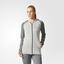 Adidas Womens Ultimate Fleece Hoodie - Grey - thumbnail image 3
