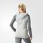 Adidas Womens Ultimate Fleece Hoodie - Grey - thumbnail image 5