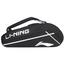 Li-Ning 6 in 1 Badminton Racket Bag - Black/Silver - thumbnail image 1