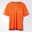 Adidas Mens Barricade Uncontrol ClimaChill Tee - Chill Solar Red Mel. - thumbnail image 1