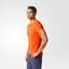 Adidas Mens Barricade Uncontrol ClimaChill Tee - Chill Solar Red Mel. - thumbnail image 4
