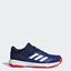 Adidas Boys Court Stabil Indoor Court Shoes - Legend Ink/Blue/White - thumbnail image 1