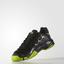 Adidas Mens Barricade Court 2.0 Tennis Shoes - Black/Green - thumbnail image 5
