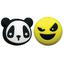 Gamma String Things Dampeners (Pack of 2) - Panda/Smiley Face - thumbnail image 2