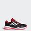 Adidas Mens Barricade Club Tennis Shoes - Red/White/Black - thumbnail image 1