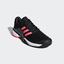 Adidas Mens Barricade 2018 Tennis Shoes - Black/Flash Red - thumbnail image 4