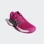 Adidas Mens Barricade Boost 2018 Tennis Shoes - Shock Pink/Legend Ink - thumbnail image 4
